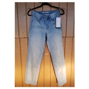 Athleta Straight Leg Boot Cut Blue Jeans size 6